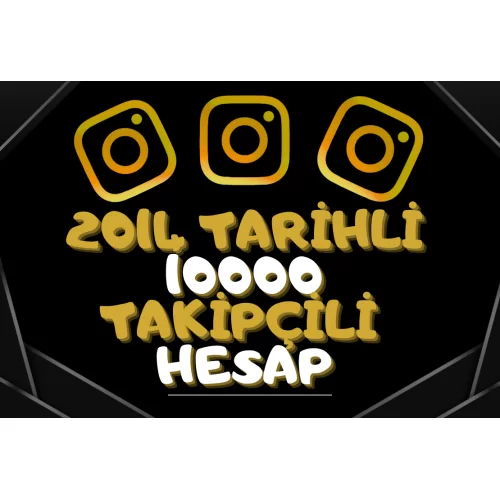  ✅ 2014 KURULUM 10000 TAKİPÇİLİ HESAP